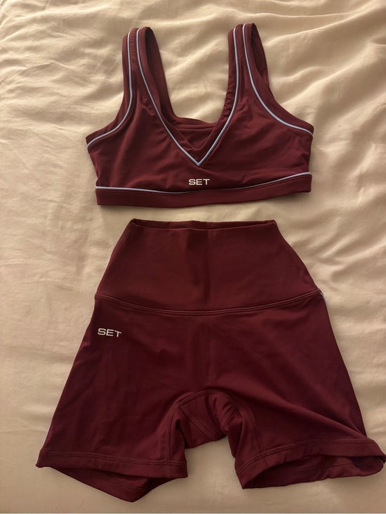 SET Active Other - Set active coaster hampton bra (small) and pipe shorts (xs)